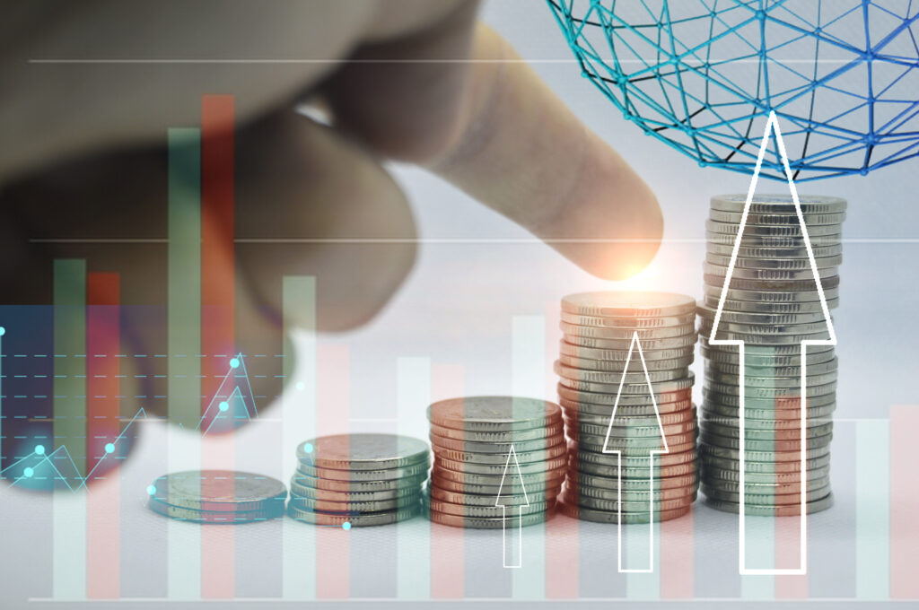 The concept of global finance in an uptrend