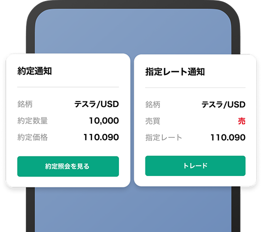 いつものLINEで通知が届く