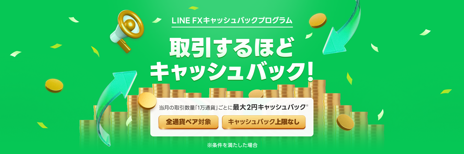 LINE FX キャッシュバックプログラム